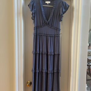 Pinch maxi dress blue. Sz Med